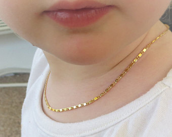 Gold Chain Design For New Born Baby